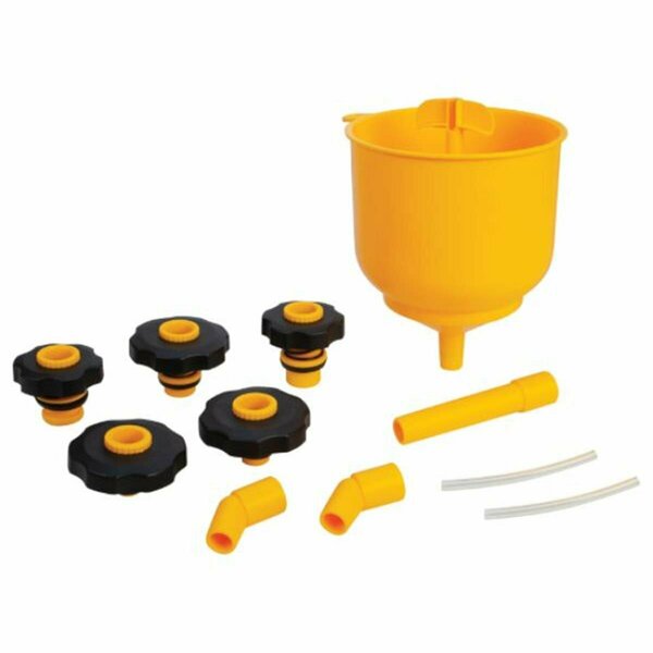 Vortex W89740 Spill Proof Coolant Funnel Kit - Yellow VO3034769
